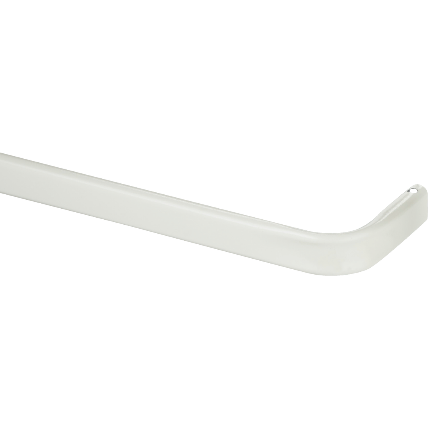 Kenney 18 In. To 28 In. 1 In. Single Curtain Rod, White Image 1