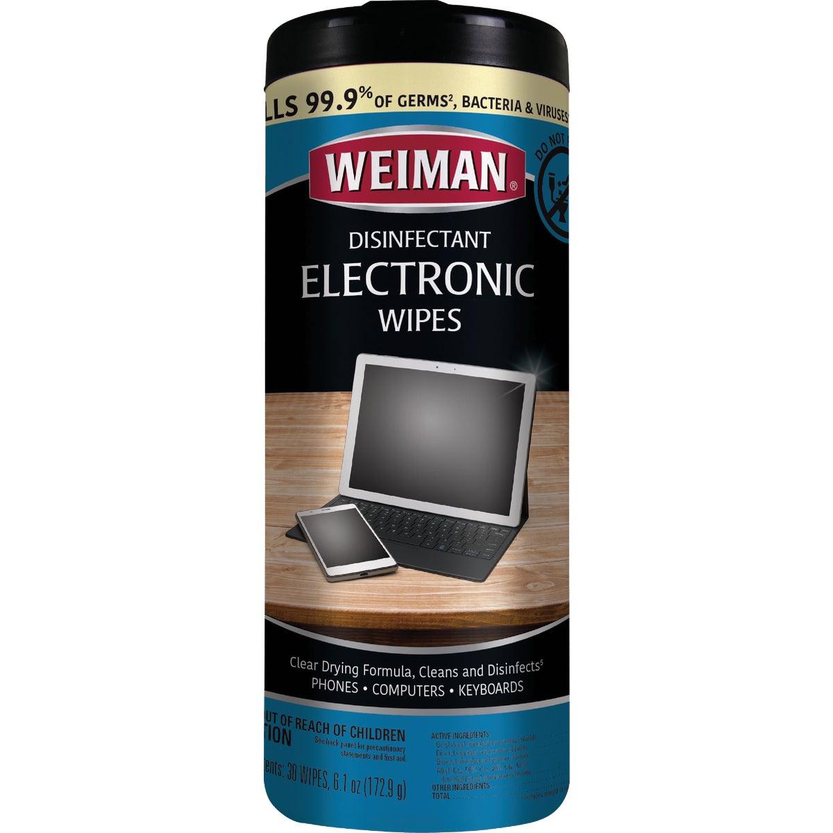 Weiman Electronic Media Wipes (30 Count) Image 1