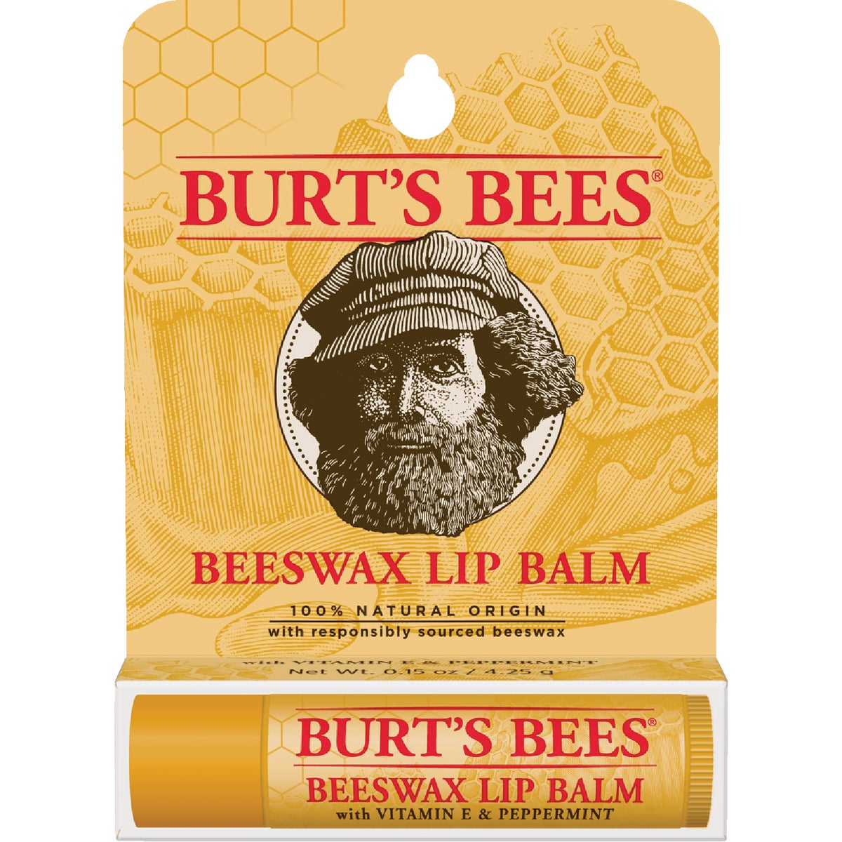 Burt's Bees Beeswax Lip Balm (Single Pack) Image 5