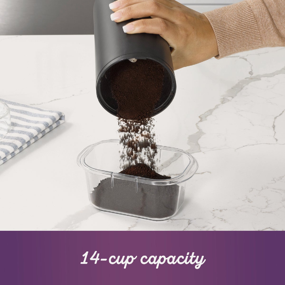 Mr. Coffee 14 Cup Simple Grind Coffee Grinder Image 2