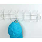 Spectrum White 6 Hook Rail Image 1