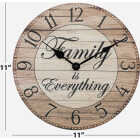 Westclox 11 In. Family Is Everything Wall Clock Image 2