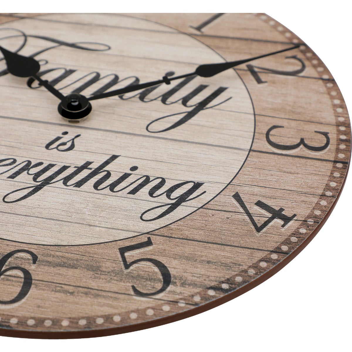 Westclox 11 In. Family Is Everything Wall Clock Image 4
