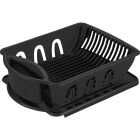 Sterilite Black Dish Sink Set (2-Piece) Image 2