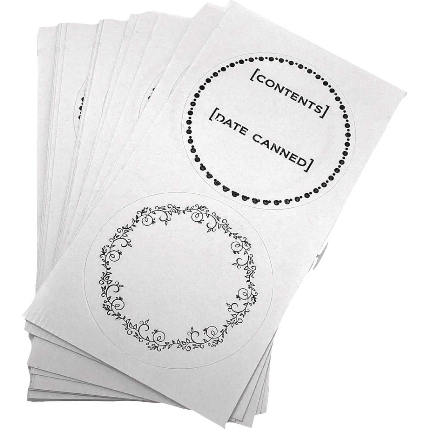 Norpro 2 In. W x 2 In. H Round Jar Label, 2 Styles (36-Pack) Image 1