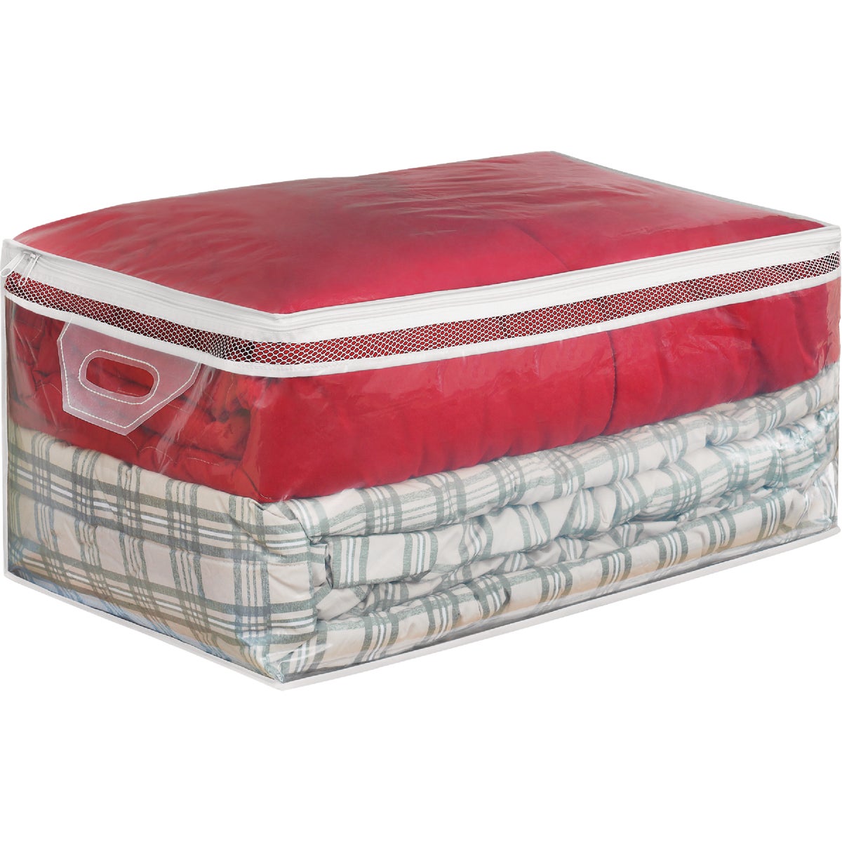 Whitmor Jumbo Flexible Zip Storage Tote