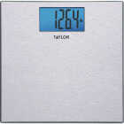 HTH Digital 400 Lb. Textured Stainless Steel Bath Scale Image 1