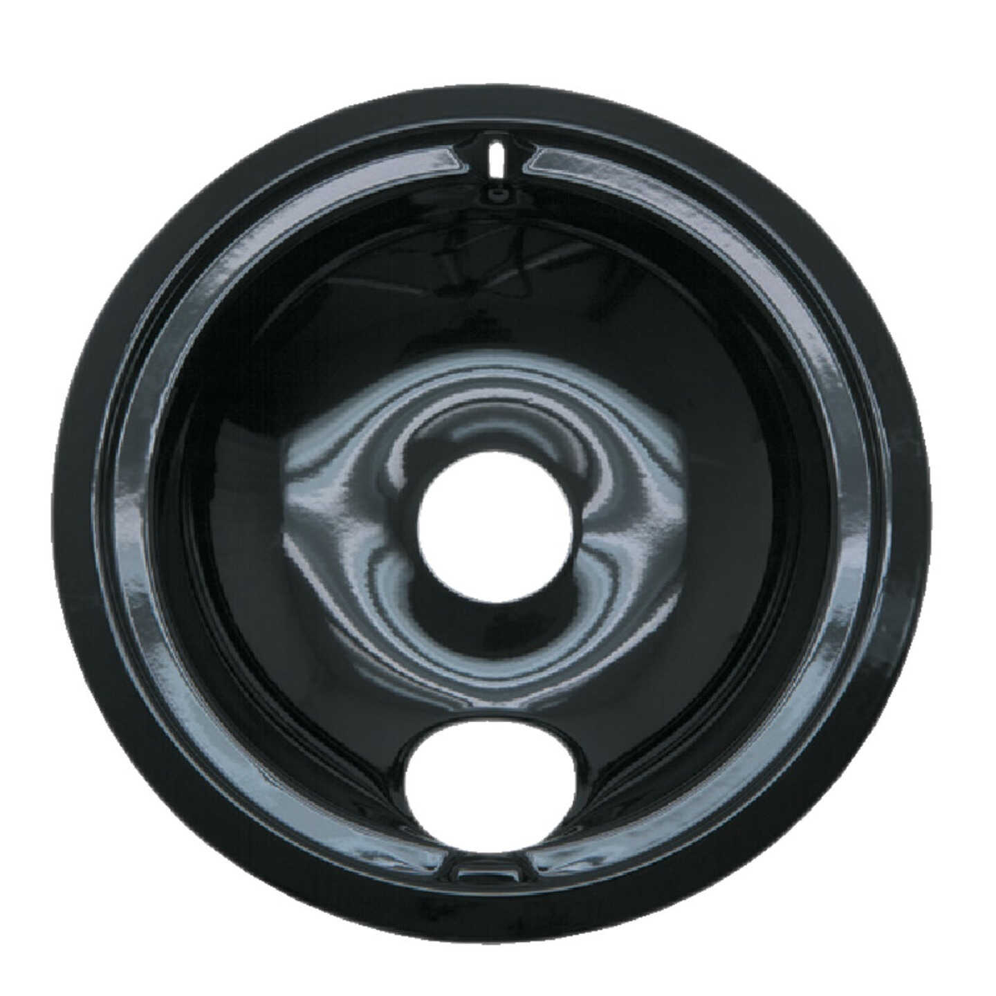 Range Kleen Electric 6" Style B Round Black Drip Pan Image 1