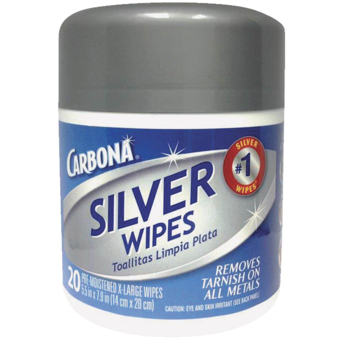 20PK SILVER CLEANER WIPE Image 1