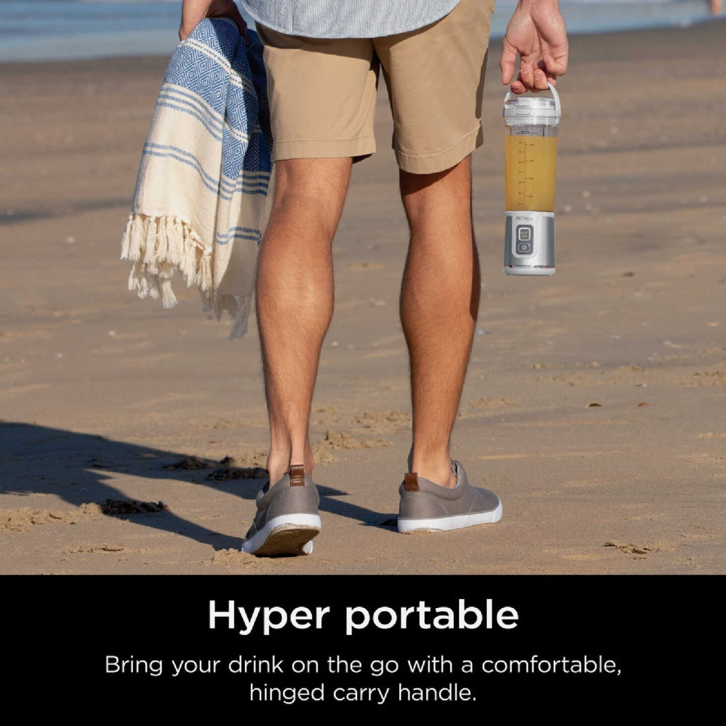 Ninja Blast 16 Oz. White Portable Blender Image 3