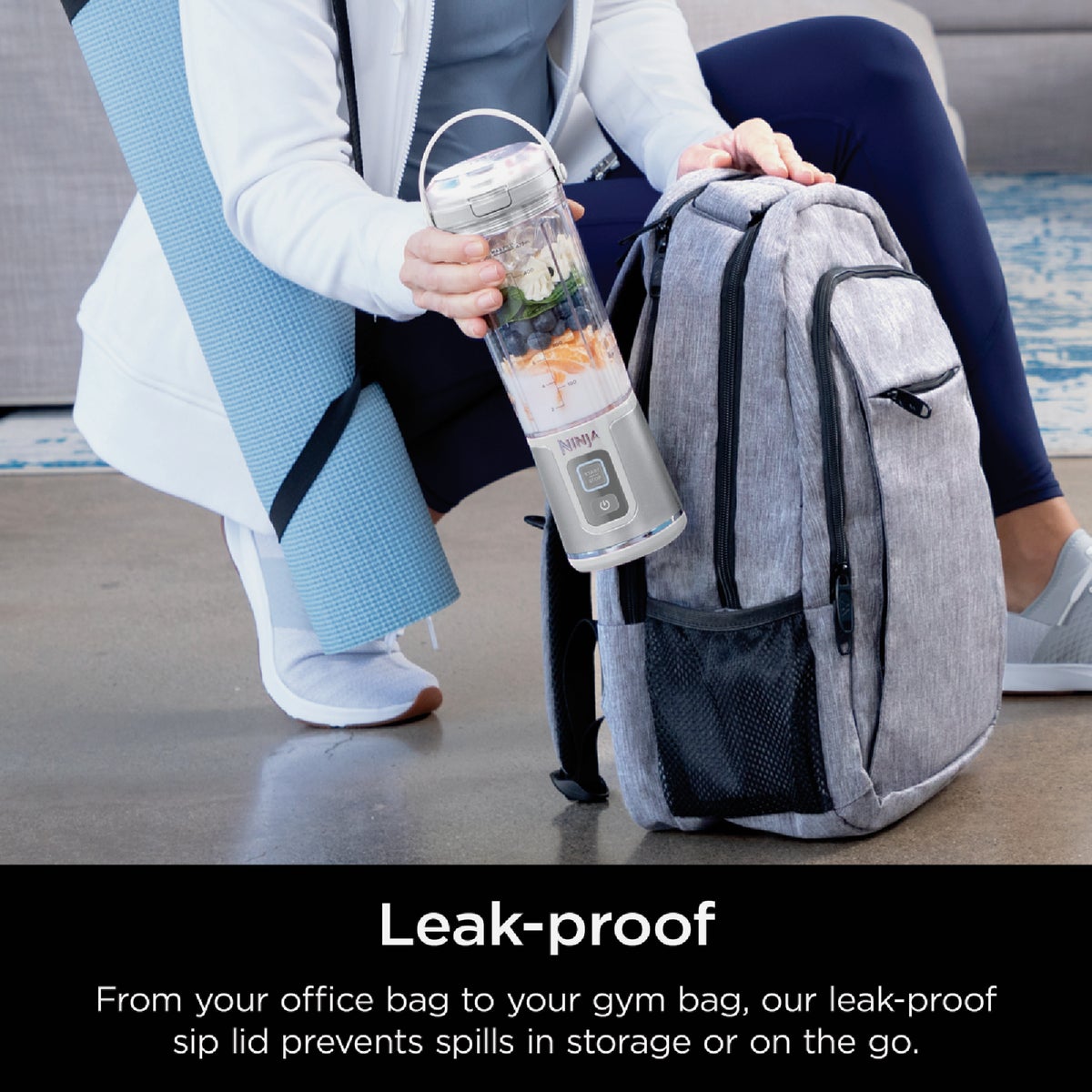 Ninja Blast 16 Oz. White Portable Blender Image 5