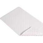 ConTact 16 In. x 28 In. White Shells Rubber Bath Mat Image 1