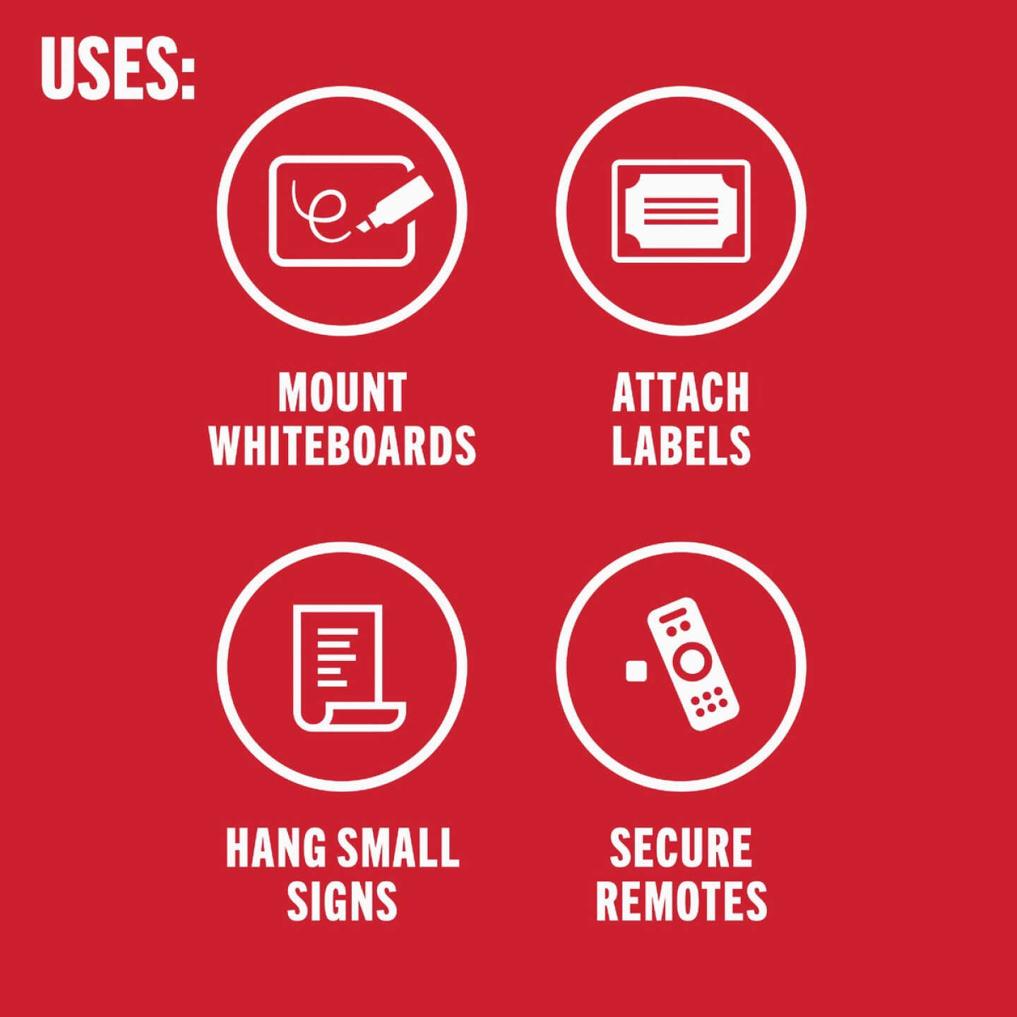 VELCRO Brand 3/4 In. x 15 Ft. Black Sticky Back Reclosable Hook & Loop Roll Image 4