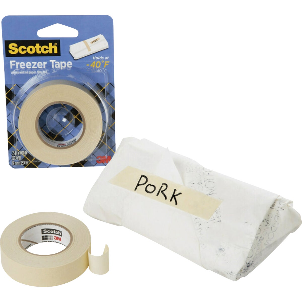 Scotch Freezer Tape, 0.75 In. x 1000 In., 1 Roll/Pack Image 3
