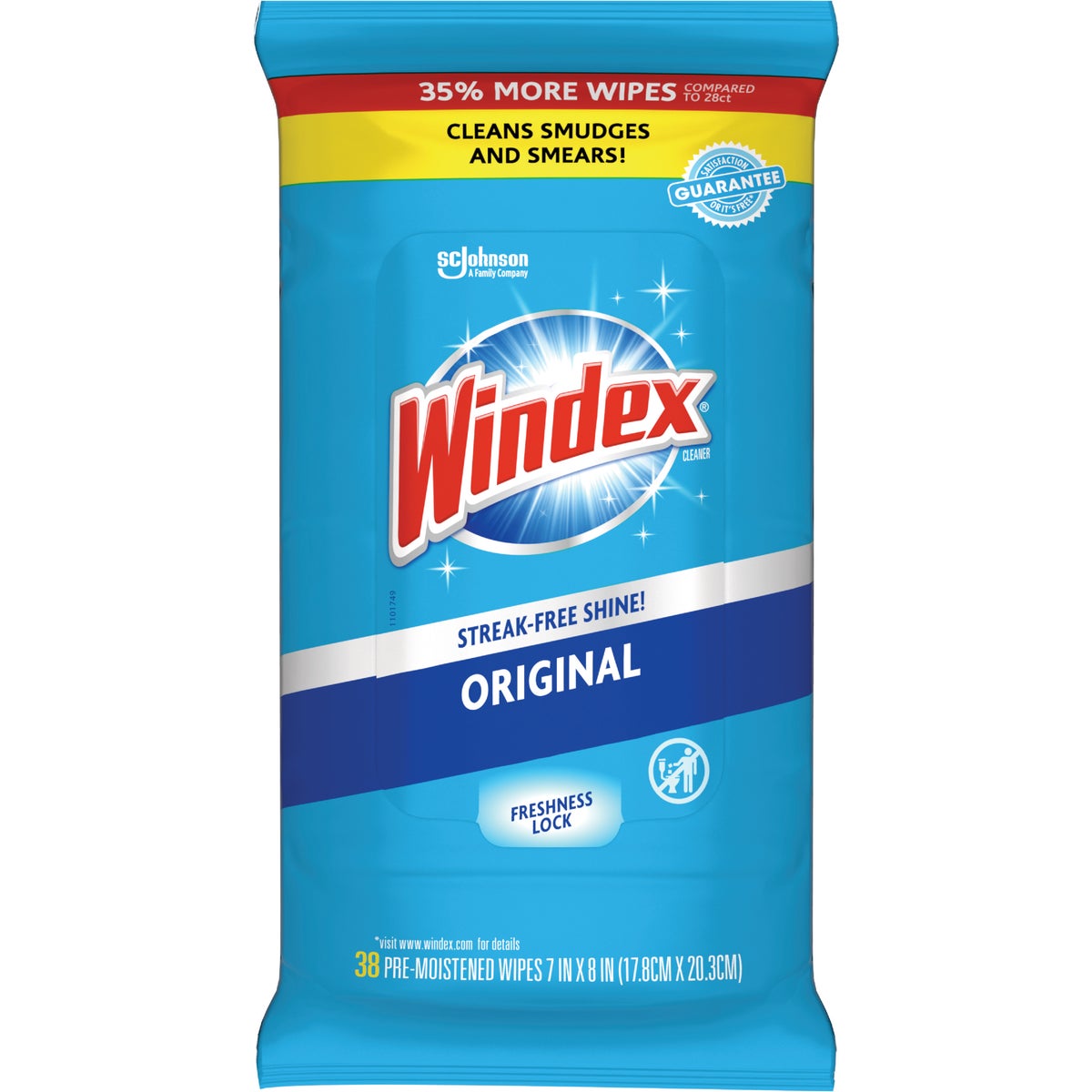 Windex Original Glass Cleaner Wipes (38-Count) Image 1
