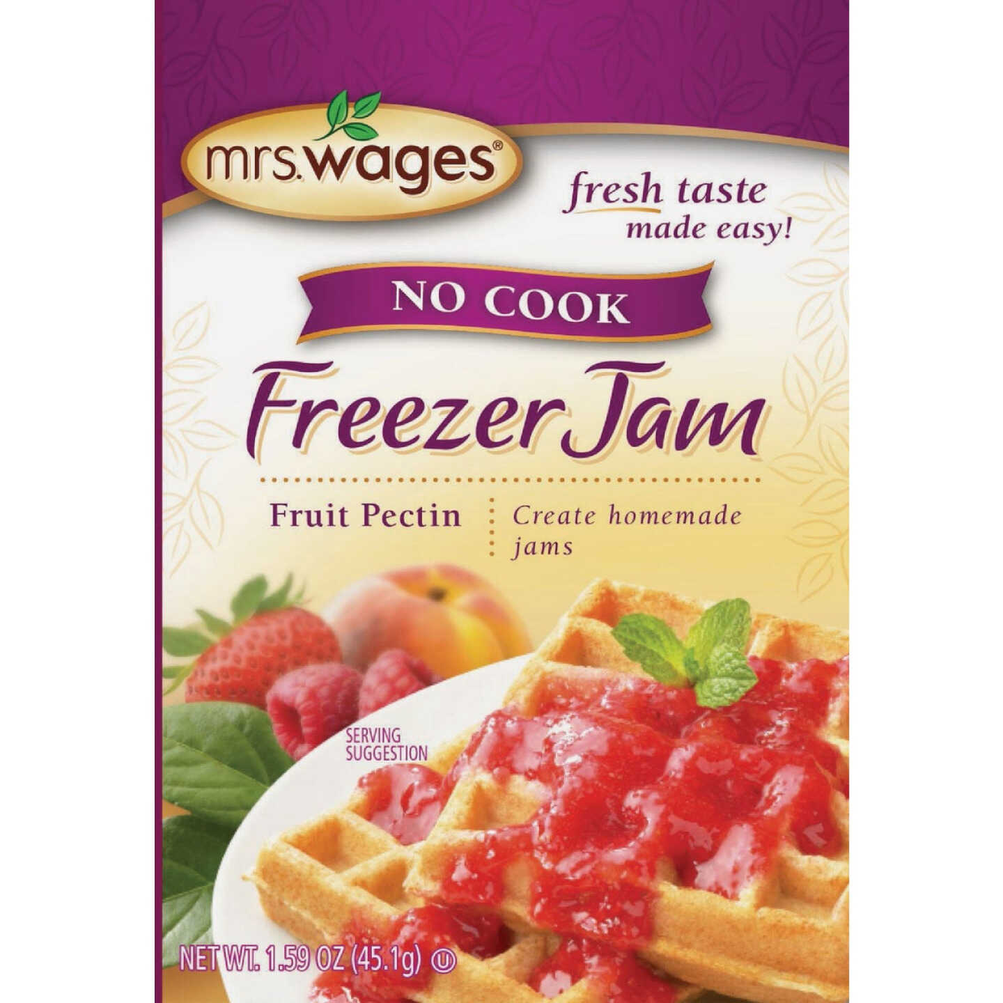 Mrs. Wages 1.59 Oz. No Cook Freezer Fruit Pectin Image 1
