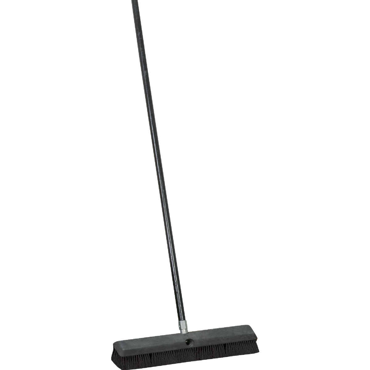 Do it Best 18 In. W. x 60 In. L. Metal Handle Black-Fibre Border Push Broom Image 3