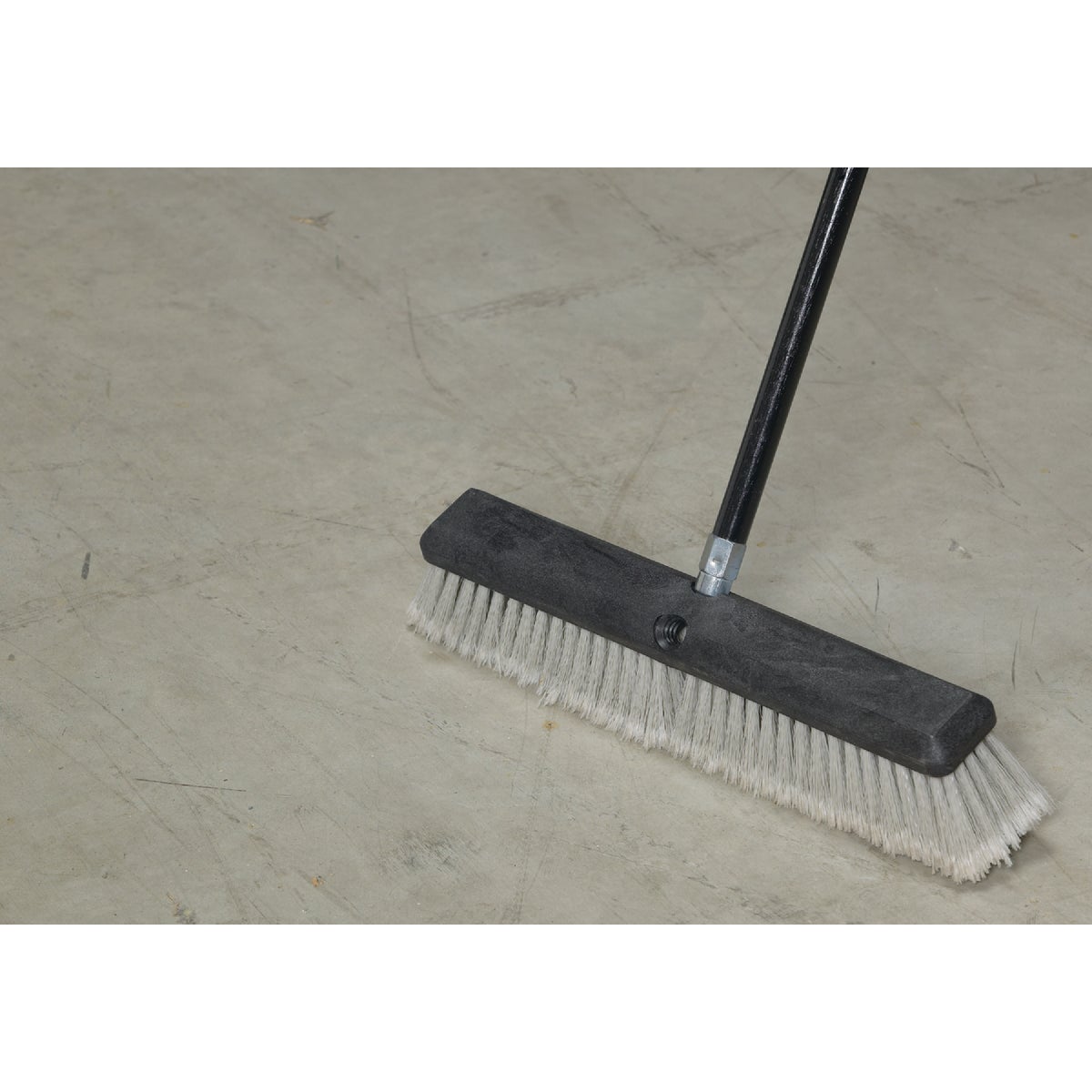 Do it Best 18 In. W. x 60 In. Metal Handle Fine Sweep Push Broom Image 2
