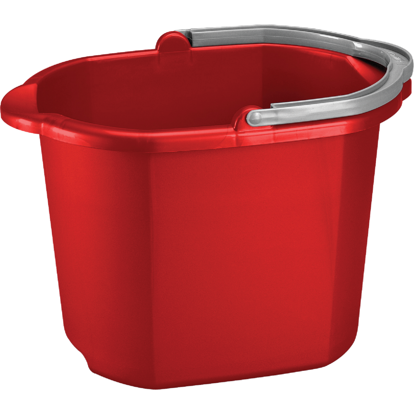 Sterilite 16 Qt. Red Dual Spout Bucket Image 1