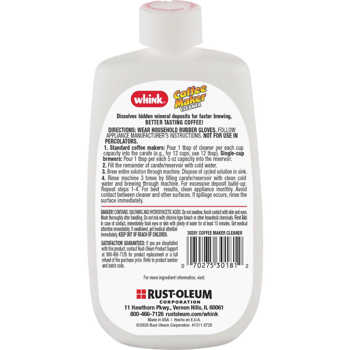 Whink 10 Oz. Automatic Coffee Maker Cleaner Image 2