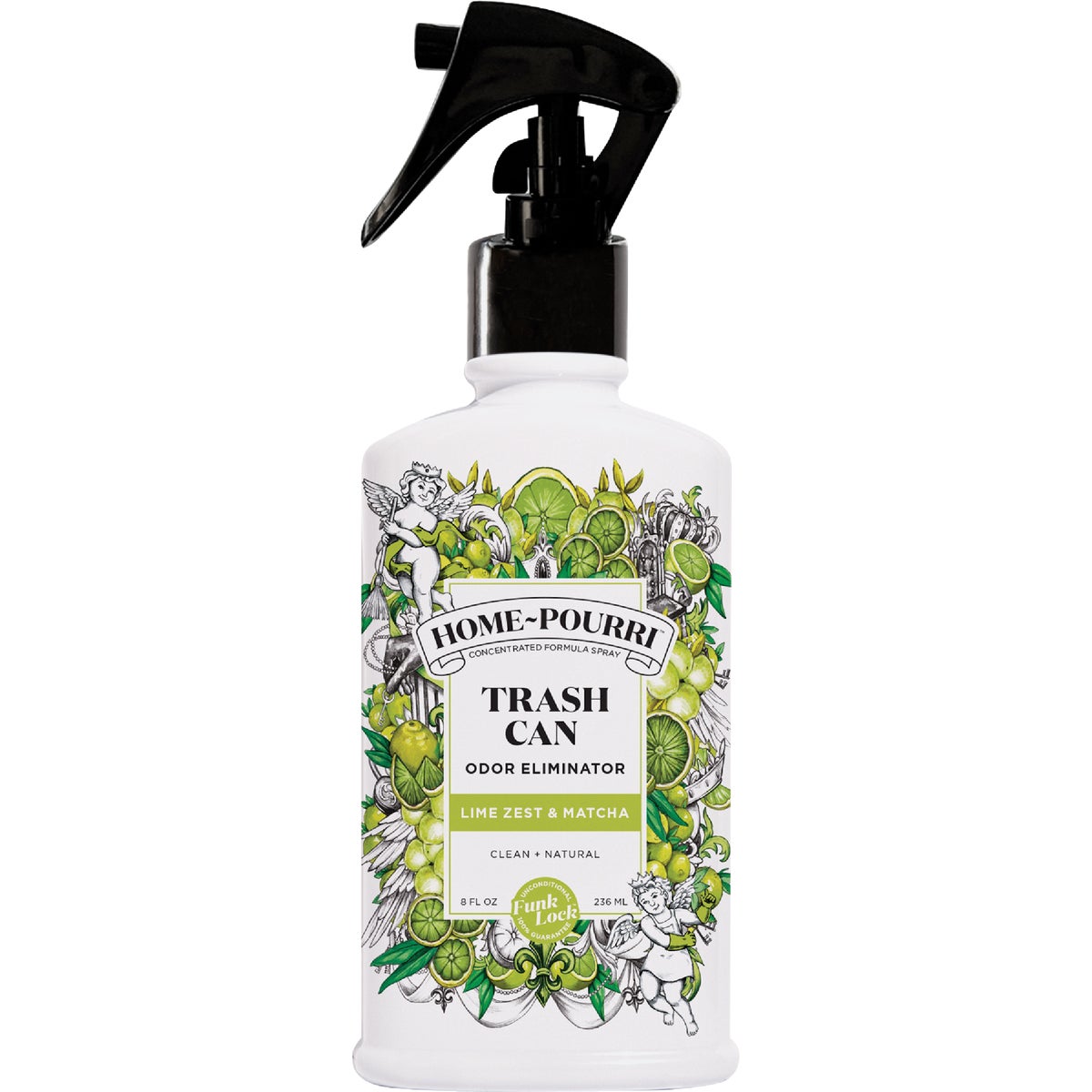 Home-Pourri 8 Oz. Lime Zest & Matcha Trash Can Odor Eliminator Spray