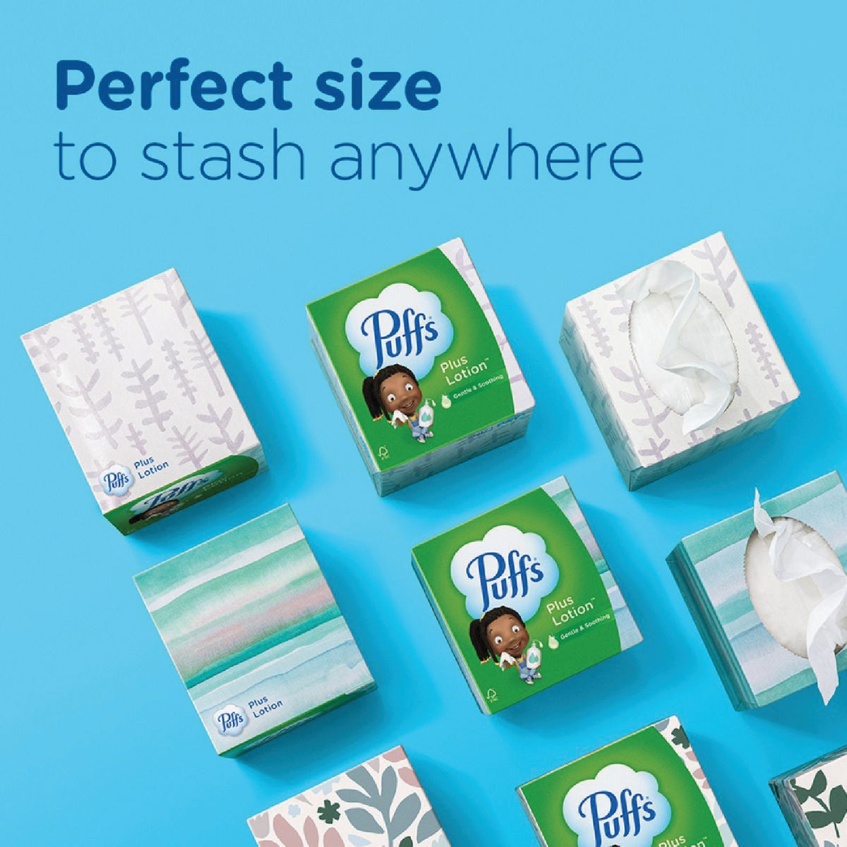 Puffs Plus Lotion Facial Tissus 1 Mega Cube (72-Count) Image 2