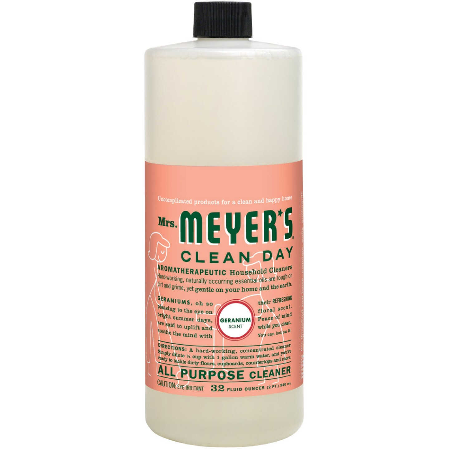 Mrs. Meyer's Clean Day 32 Oz. Geranium Multi-Surface Concentrate Image 1