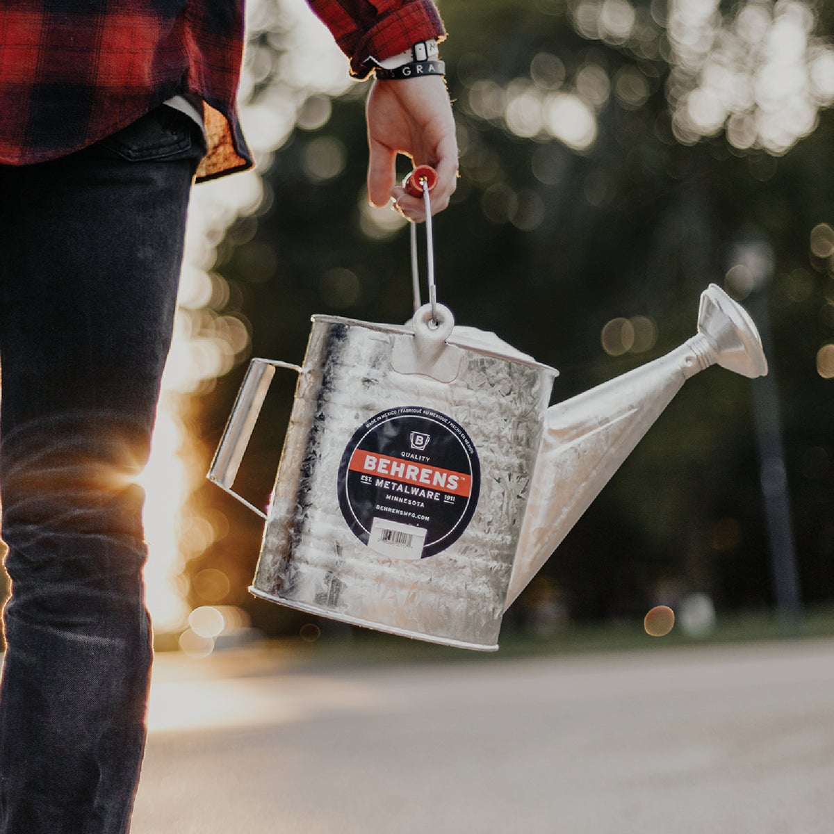 Behrens 2 Gal. Galvanized Steel Watering Can Image 2