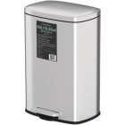 Ninestars 13.2 Gal. Stainless Steel Foot Pedal Trash Can Image 6