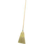 Liberty 42 In. House Corn Broom Natural Wood Handle Image 2