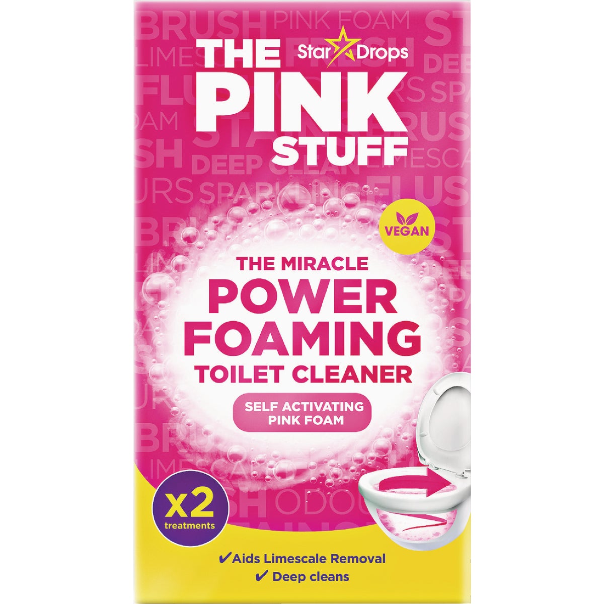 The Pink Stuff Miracle Power Foaming Toilet Cleaner (2-Pk.)