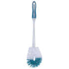 18.5 In. Polypropylene Bristle Toilet Bowl Brush With Rubber Grip Image 1