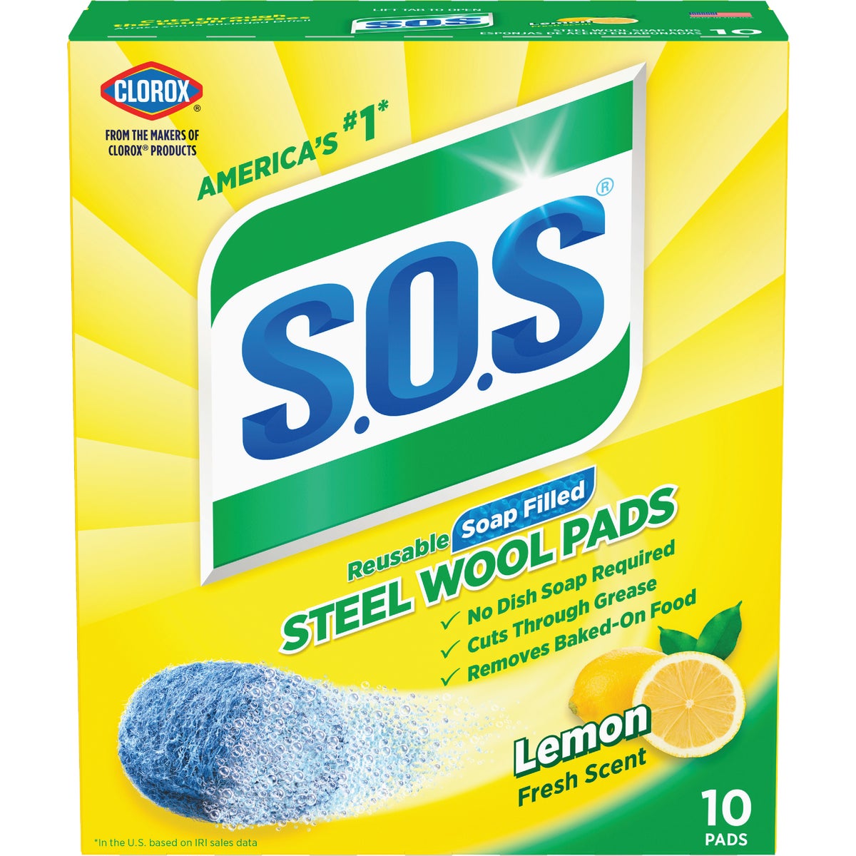 S.O.S. Lemon Scouring Pad (10 Count)