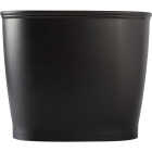 iDesign Kent 2 Gal. Bronze Oval Wastebasket Image 3