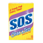 S.O.S Clean 'n Toss Scouring Pad (15 Count) Image 1