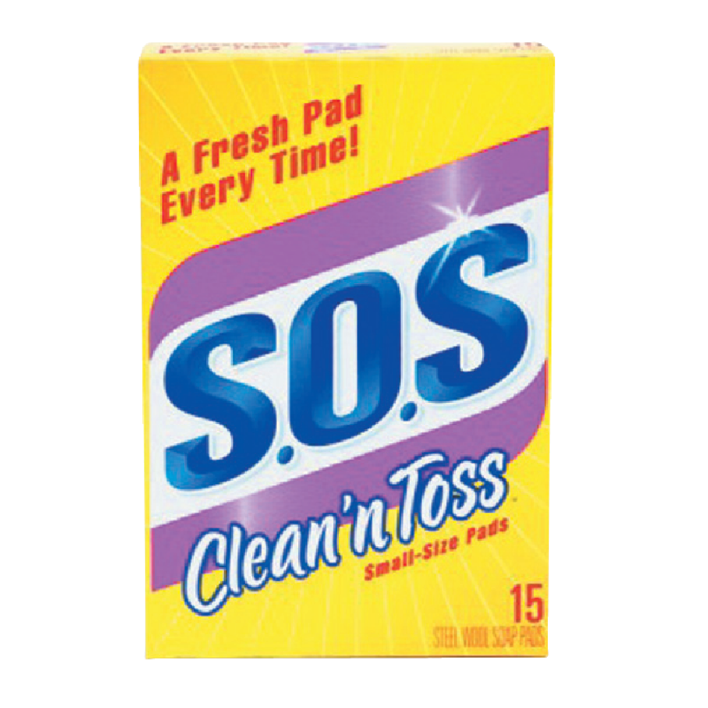 S.O.S Clean 'n Toss Scouring Pad (15 Count) Image 1