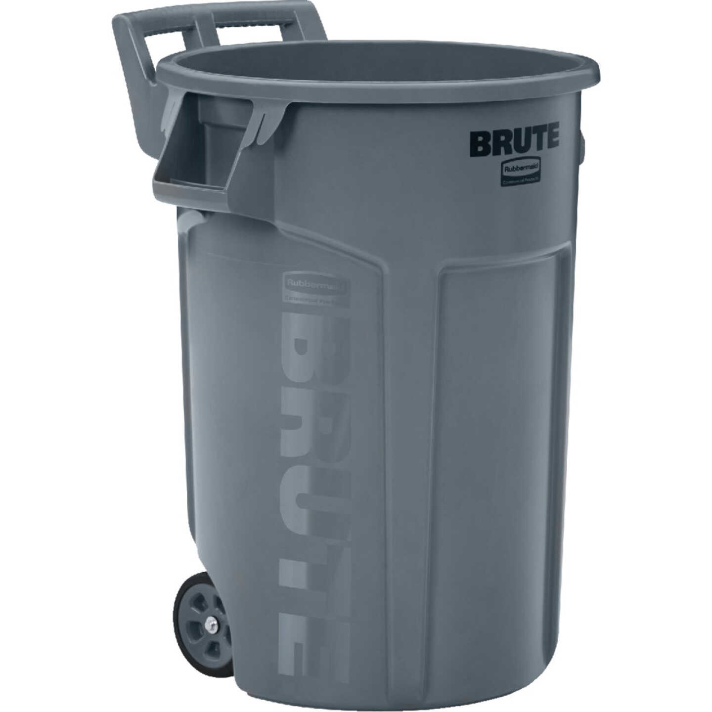 Rubbermaid Commercial Brute 44 Gal. Gray Vented Wheeled Container Image 1