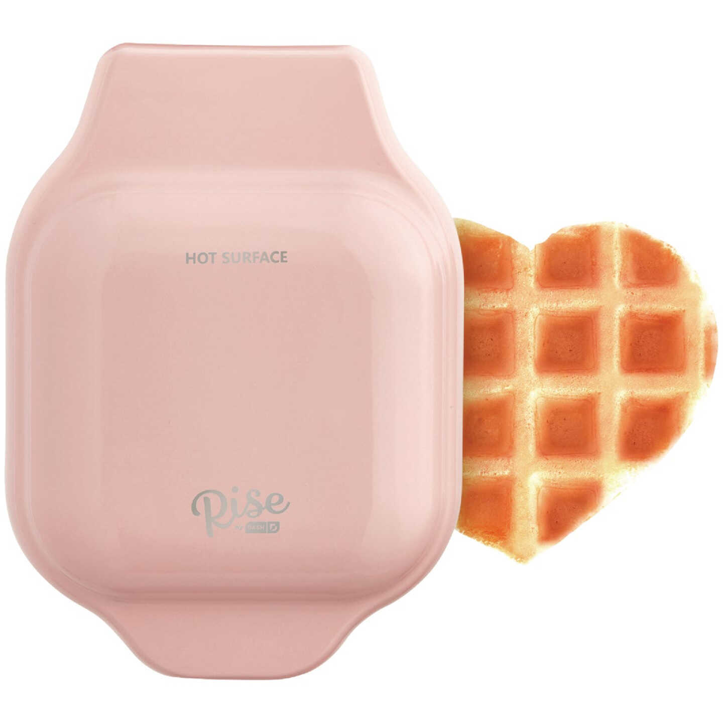 Rise By Dash 4 In. Heart Mini Waffle Maker Image 1