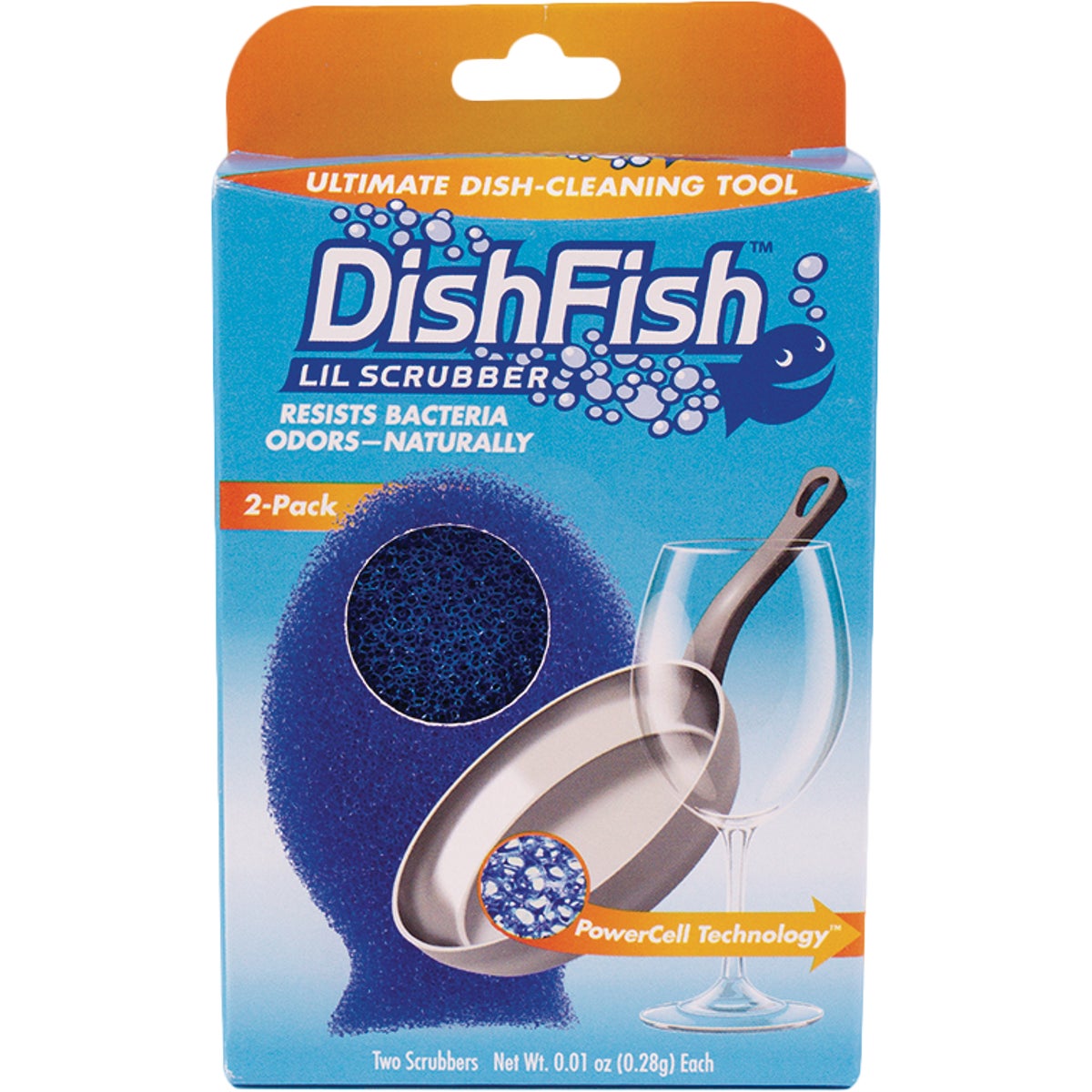 DishFish Lil Scrubber (2-Pack)