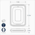 Nordic Ware Naturals Baker's 9.5 In. W. x 13 In. L. Quarter Sheet Baking Pan with Lid Image 2