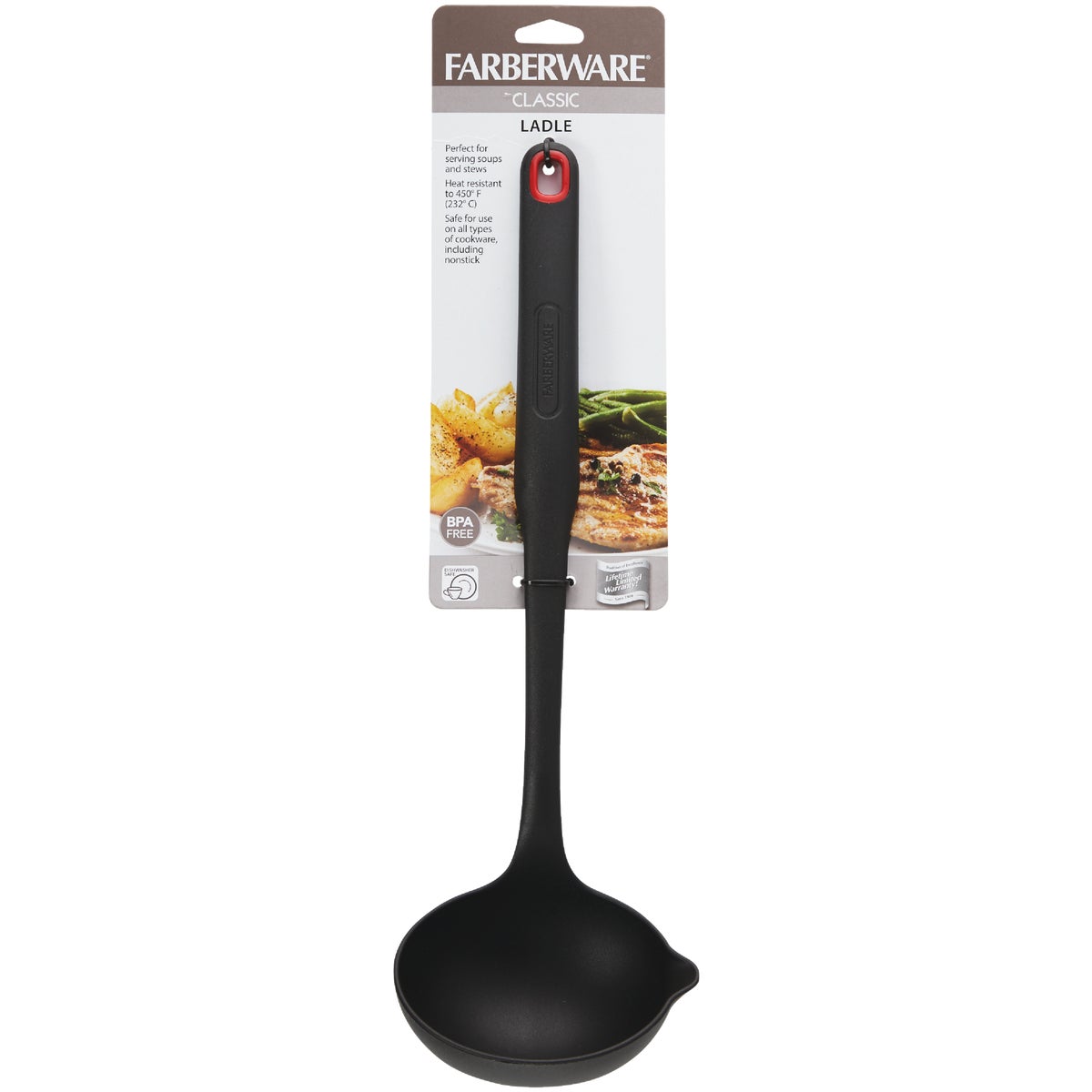 Farberware 14 In. Classic Black Nylon Ladle Image 2
