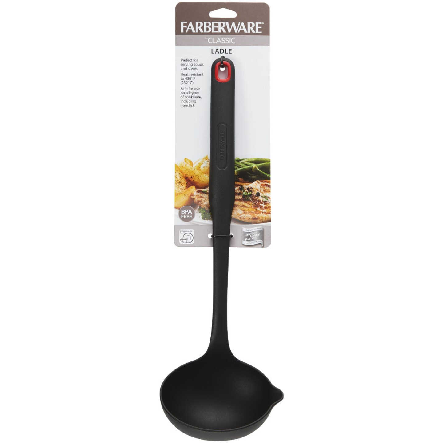 Farberware 14 In. Classic Black Nylon Ladle Image 2
