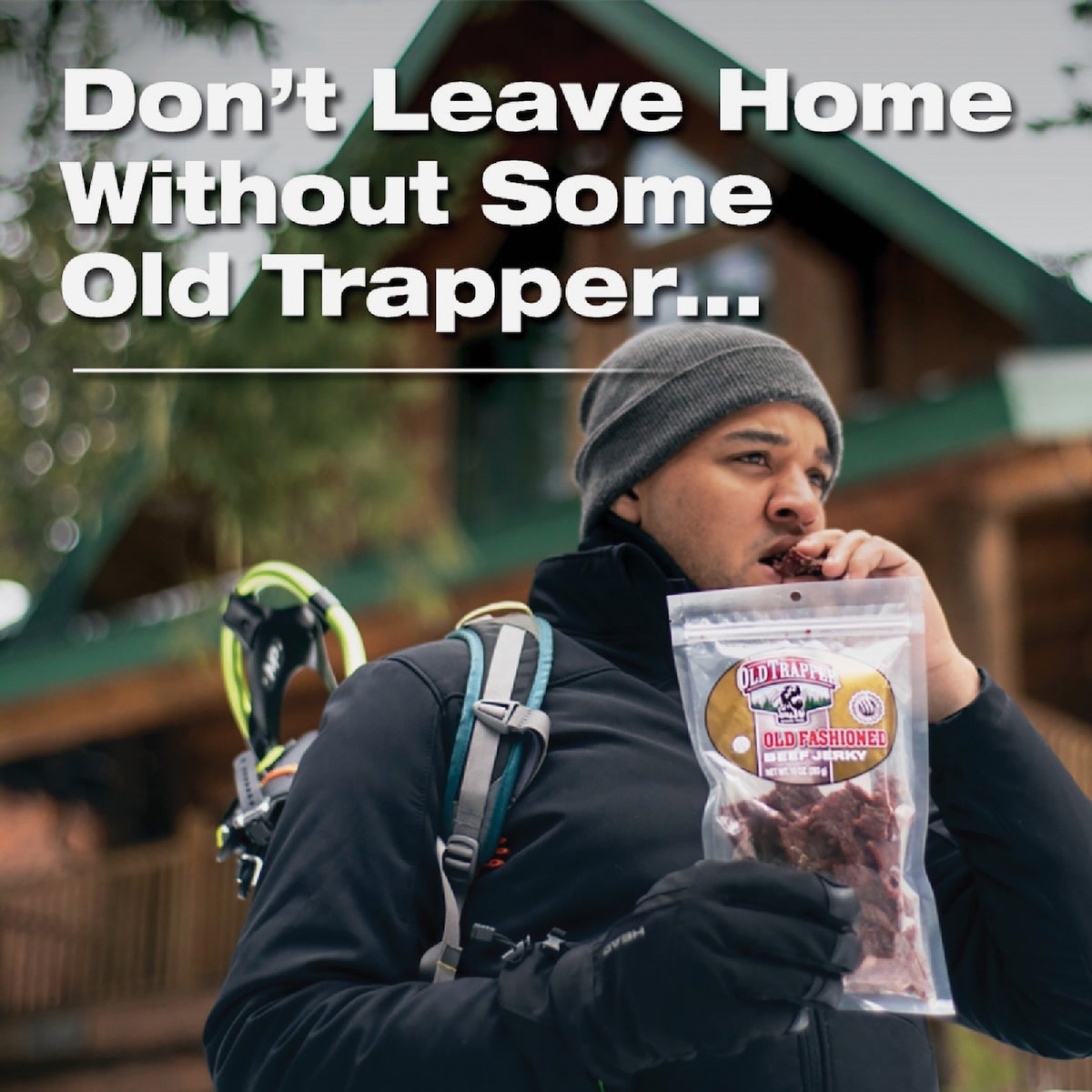 Old Trapper 10 Oz. Peppered Beef Jerky Image 5