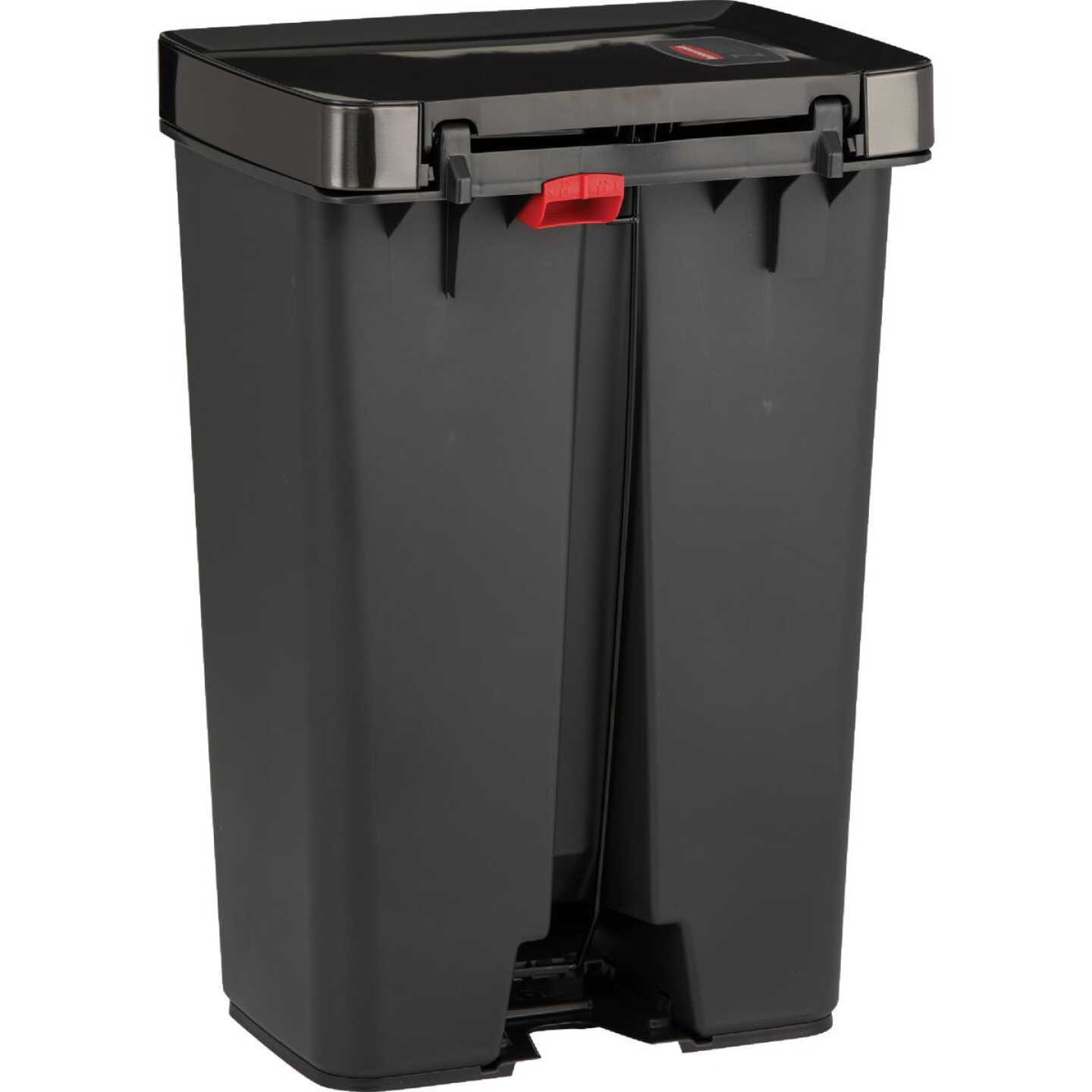Rubbermaid 13 Gal. Premier Series IV Step-On Trash Can with Stainless Steel Lid Image 5