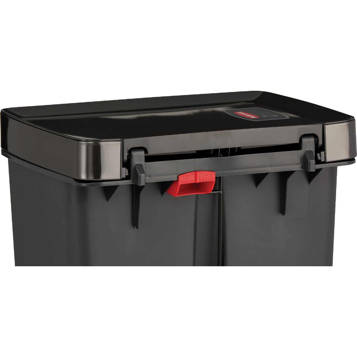 Rubbermaid 13 Gal. Premier Series IV Step-On Trash Can with Stainless Steel Lid Image 6