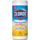 Clorox Crisp Lemon Disinfecting Cleaning Wipes Tub (35-Count) Image 1
