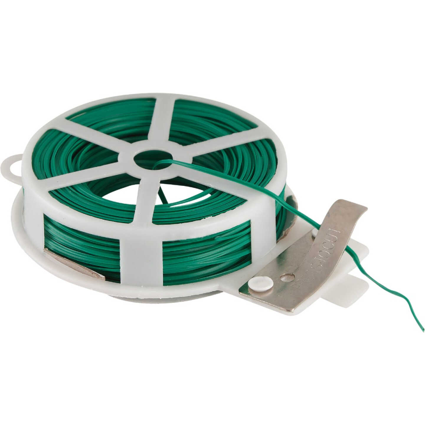 Smart Savers 100 Ft. Green Rubber Twist Tie Image 2