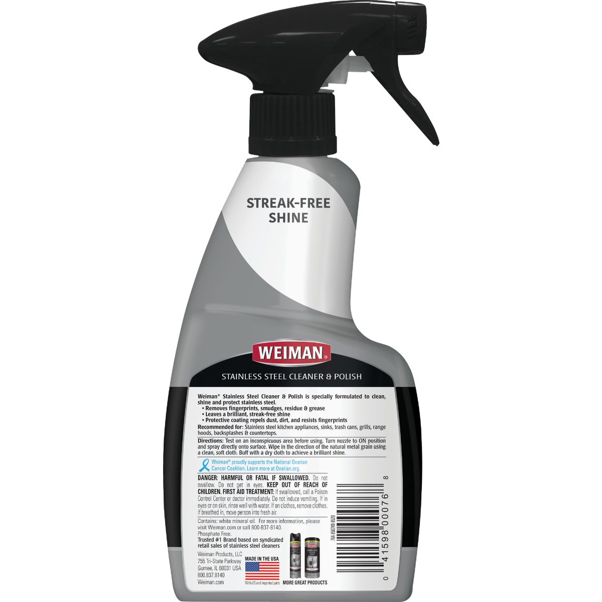 Weiman 12 Oz. Stainless Steel Cleaner & Polish Image 3