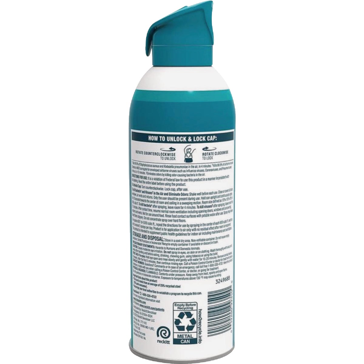 Lysol 10 Oz. Simple Fresh Air Sanitizer Spray Image 6