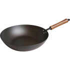 Joyce Chen Classic Series 12 In. Carbon Steel Preseasoned Stir Fry Pan Image 1